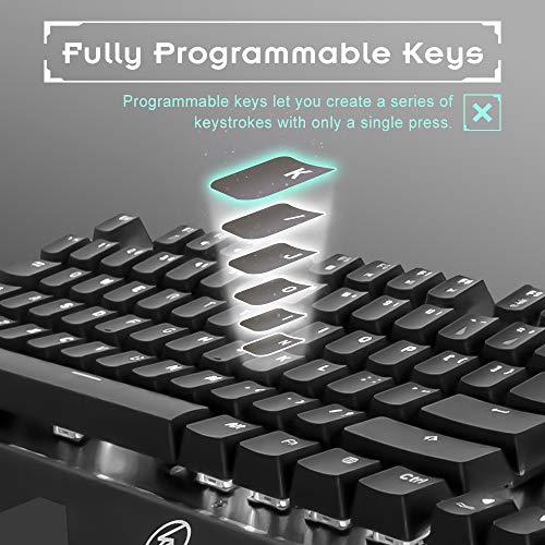 Image of IOGEAR HVER Pro RGB Mechanical Gaming Keyboard-Brown Switch, GKB720RGB-BN