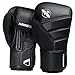 Hayabusa T3 Gants de Boxe 10oz, 12oz, 14oz, 16oz (Noir, 16oz)