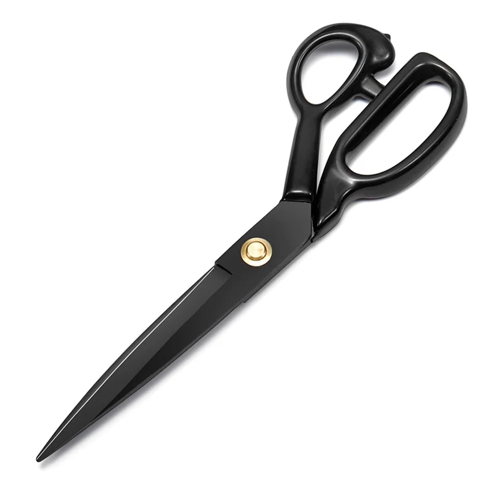 Tijeras de sastre afiladas tijeras costura for cortar tela cuero uso doméstico 1 pieza(9inch-Black)