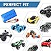 KBT 2PCS 7.4V 2000mAh Li-ion Rechargeable Battery Pack, T Plug Lithium-ion Batteries Fit for High Speed RC Cars and Most 1/10, 1/12, 1/16 Scale RC Cars Trucks with XH-3P Charging Cable