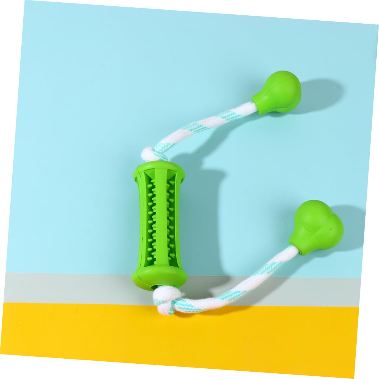 INOOMP 3piezas Juguete para Perros Cuidado Cepillo De Dientes para Mascotas Juguete De Masticar y Limpieza para Cachorros y Perros Pequeños Verde