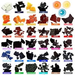 Ziosxin Candle Dye 34 Colors Set, Candle Color Dye for Soy Wax& More Vegetable Wax Dye,Candle Dyes for Candle Making Candle Color Dye High Safety, Easy-Cleaning & Portable