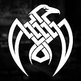 Sticky Bomb Raven Tribal Tattoo Decal Vinyl Stickers Cars Vans Trucks Walls Laptop Doors Windows Skateboard Tablet White Not Printed 5x6