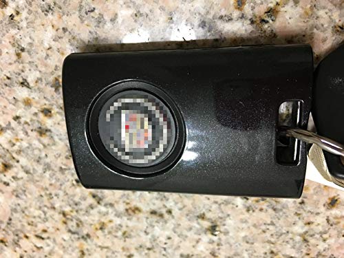 Ijdmtoy Exact Fit Gloss Black Smart Remote Key Fob Shell Compatible With Cadillac Ats Cts Dts Xts Escalade, Compatible With Chevrolet C7 Corvette 3 4 5 6 Buttons Rectangular Shape Smart Key #TOP6