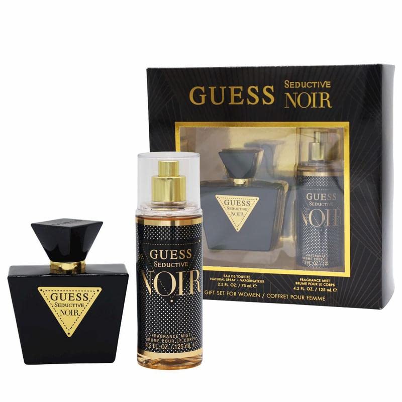 GUESSSEDUCTIVE NOIR FOR WOMEN (W) SET EDT 75ML + BM 125ML