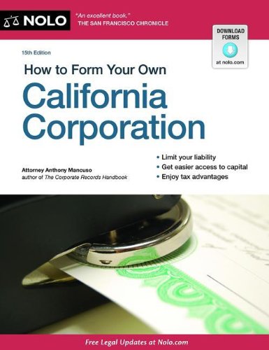 Télécharger How to Form Your Own California Corporation Livre PDF Gratuit