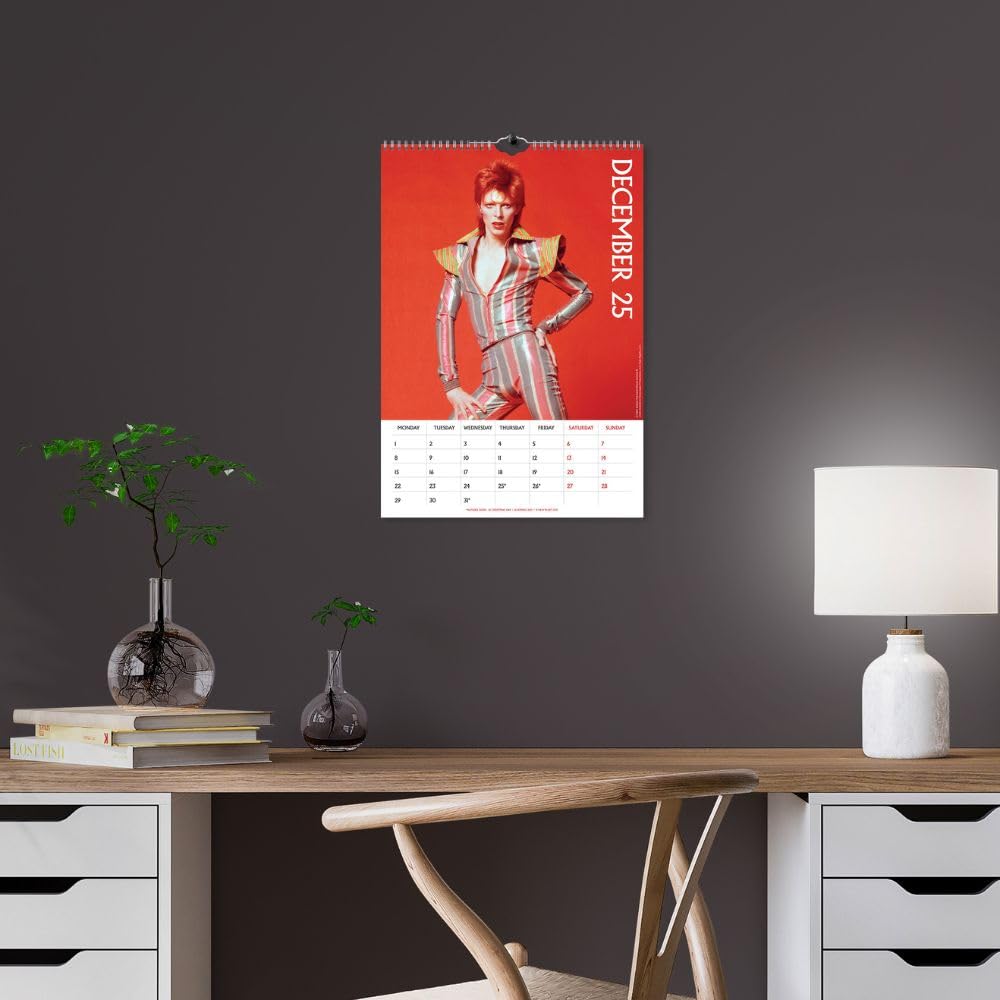 Official David Bowie A3 Calendar 2025: Original Danilo-Kalender [Mehrsprachig] [Kalender]