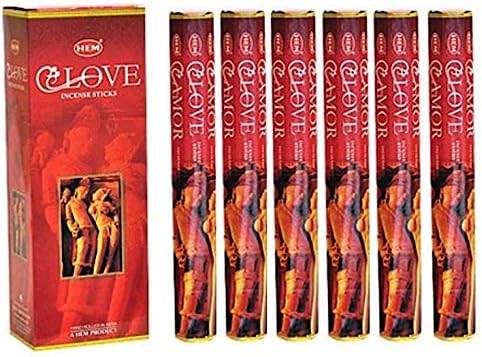 HEM Divine Healing Incense - Box Of Six 20 Gram Tubes With Approximately 20 Sticks Each
