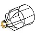 Kohree Metal Bulb Guard Lamp Cage, for Pendant Light, 32-42mm Lamp Base, Ceiling Fan Light Bulb Covers Vintage Open Style Industrial Grade Adjustable 4 Packs(Cage ONLY)