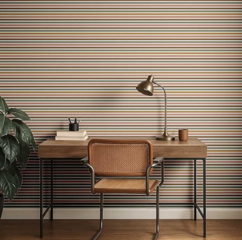 Papier peint moderne pour masquer les défauts de mur, rénovation de chambre facile