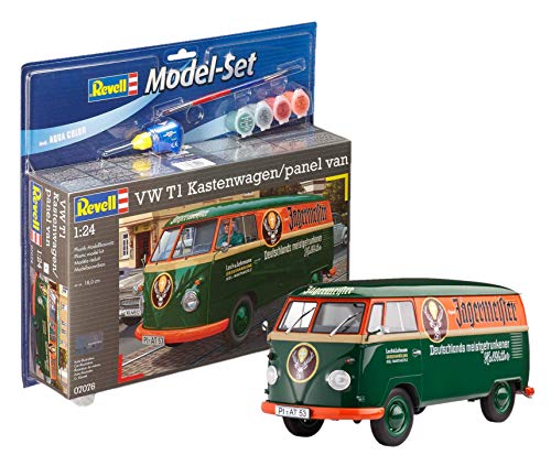 Preisvergleich Produktbild Revell 67076 12 Modellbausatz VW T1 Kastenwagen im Maßstab 1:24