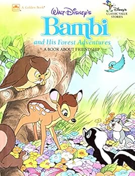 Hardcover Walt Disney's Bambi and His Forest Adventures: A Book About Friendship (Disney's Classic Value Stories) Book