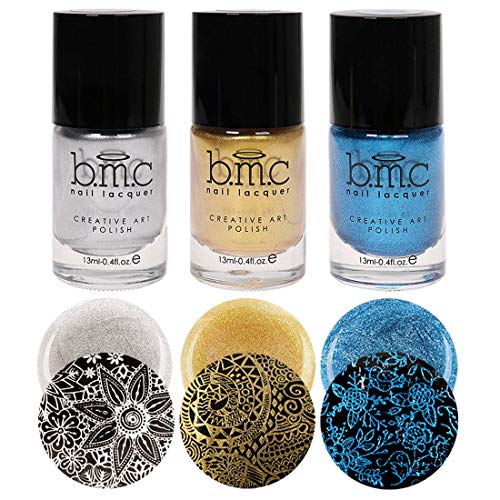 Maniology Metallic Shimmer Creative Nail Art Stamping Polish - Liberty Lane Collection: 3pc Master Set Maniology Metallic Shimmer Creative Nail Art Stamping Polish - Liberty Lane Collection: 3pc Master Set