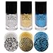 BMC Metallic Shimmer Creative Nail Art Stamping Polish - Liberty Lane Collection: 3pc Master Set