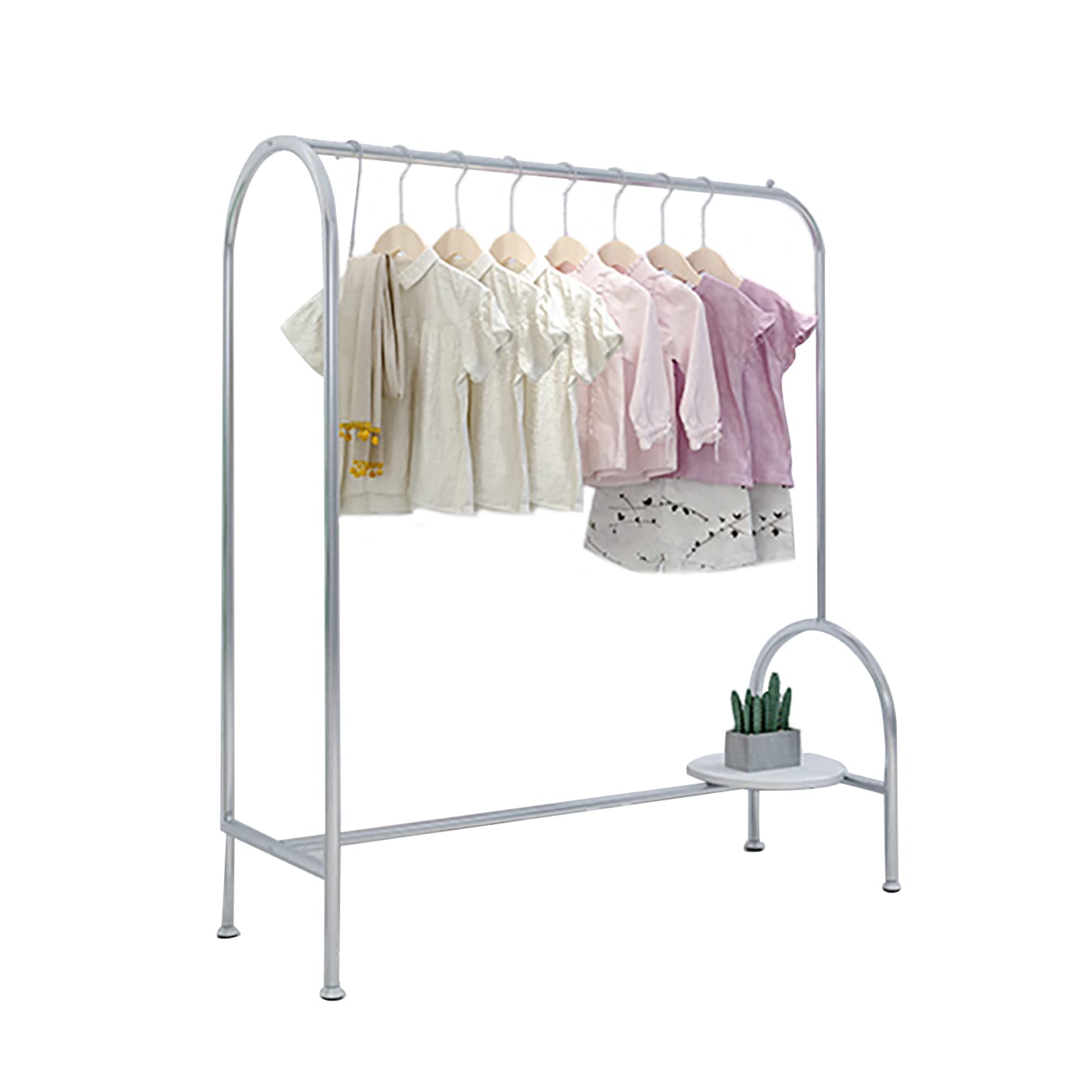 Rack De Recubrimiento De Ropa, Riel Multifuncional con Almohadillas Antideslizantes, Adecuado para El Dormitorio De Guardarropa Hallway Hall Corner(Size:150cm)
