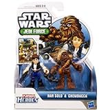 Star Wars 2011 Playskool Jedi Force Mini Figure 2Pack Chewbacca Han Solo by Hasbro