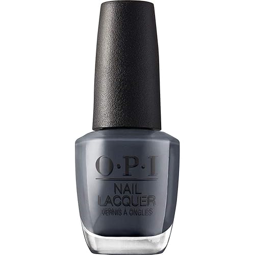 Miniatura 25 de OPI Esmalte de uñas Esmalte de uñas opaco negro oscuro y gris crema resistente a las virutas Vegano, secado rápido, sin rayas Negro Onyx,Chutney