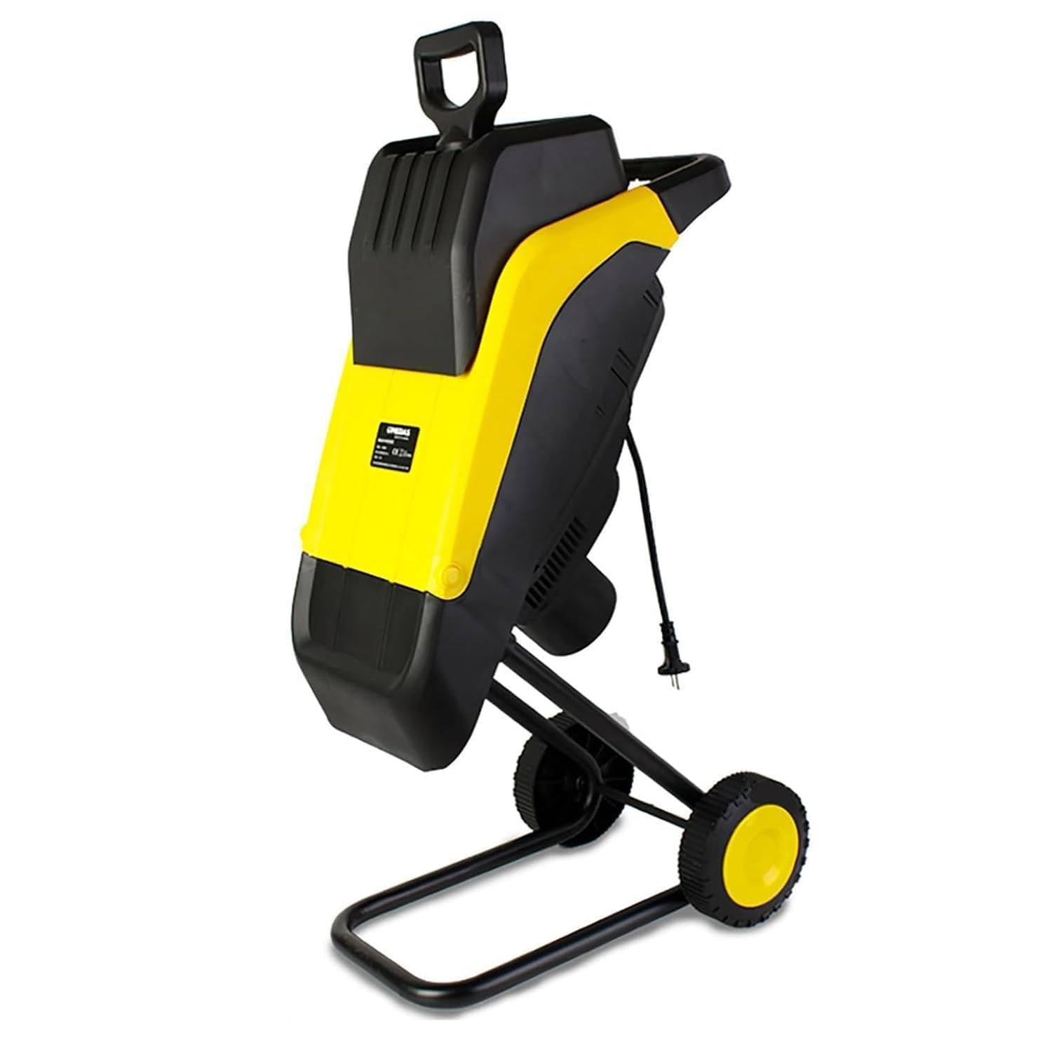 Trituradora De Madera Eléctrica De 2500 W, Trituradora De Jardín Eléctrica, Diámetro Máximo De 35 Mm, Bolsa De 50 L, Trituradora De Ramas De árboles Para Limpieza De Jardín Y Compostaje