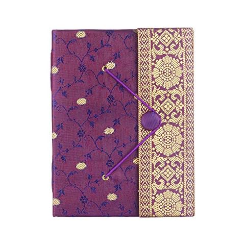 Paper High Large Purple Sari Journal Cover