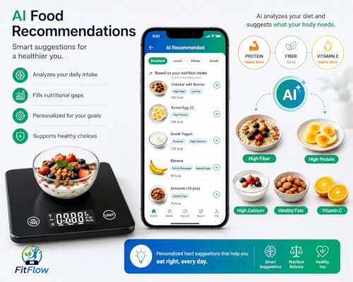 Image of SLO Digital Kitchen Weighing Scale 5kg | 1g High Precision | g /ml /oz /lb Units | Tare Function | Ultra Slim Design | LCD Display | Auto Off | 5 Years Warranty (White)