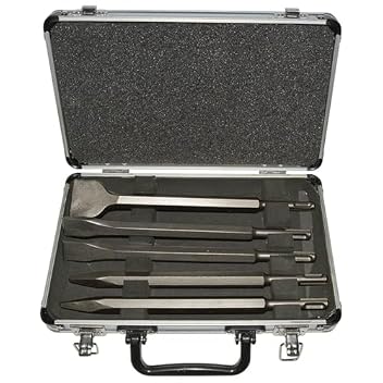 Makita 5 x SDS-Plus Meißel-Set 250 mm im Alu-Koffer D-42379