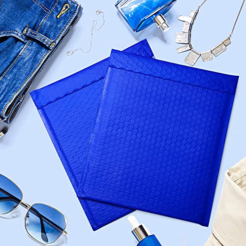 Image of Metronic 8.5x12 Bubble Mailers 250 Pack Blue Bulk Bubble Mailer Royal Blue
