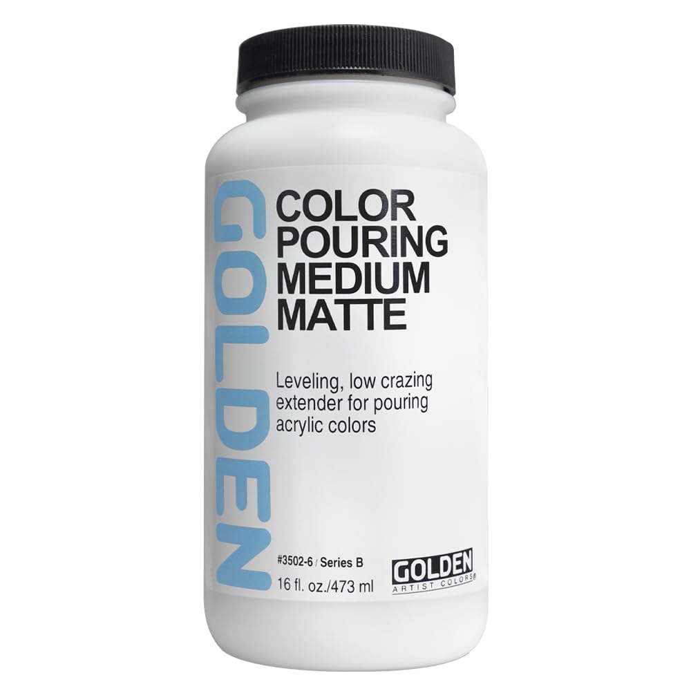 Golden Acryl Med Color Pouring Matte 16 Oz