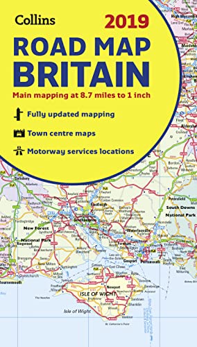 2019 Collins Road Map Britain