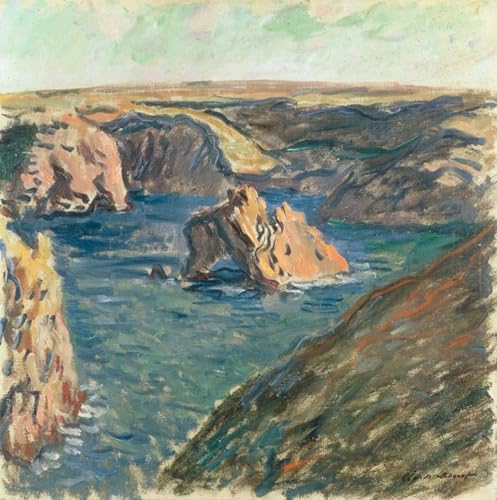 Peinture poster Monet pour habiller un grand mur vide de salon moderne 60x90