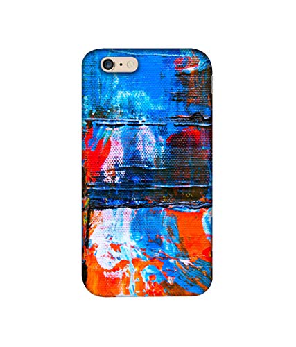 Image of Amazon Brand - Solimo Designer Multicolor Wax On Canvas 3D Printed Hard Back Case Mobile Cover for Apple iPhone 6 Plus / 6S Plus