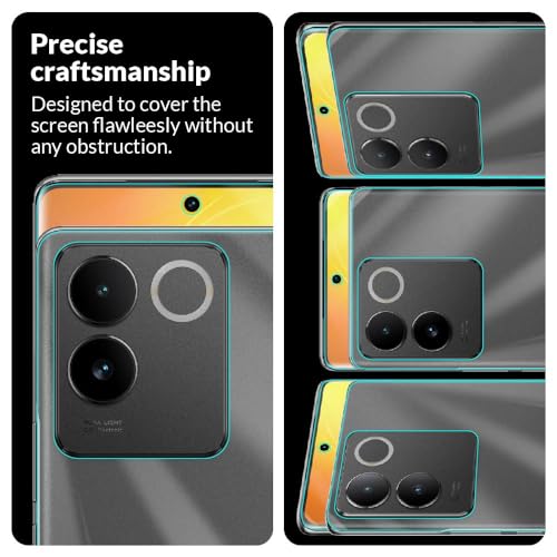 Image of Screen Protector for Vivo T2 Pro 5G (6.78 Inches) Edge to Edge Front and Back Guard with Installation Kit | Crystal Clear, Case Friendly Screen Coverage, Ultra Thin Unbreakable Membrane