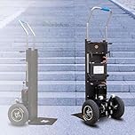 WNRLL 1200 W Elektrisch Sackkarre Treppensteiger, 400 Kg Tragkraft – Kann Treppen Und Abstiege BewäLtigen, Arbeitssparend Und Praktisch,01