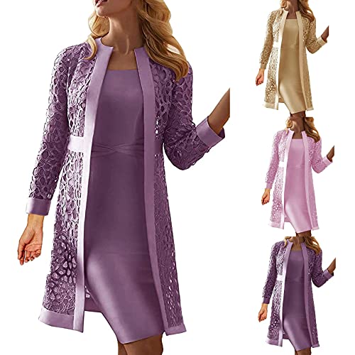 Zilosconcy Elegante+Abendkleider Damen ab 60 Kleid für Brautmutter...