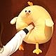 Maomoto Lustiges Fettes Huhn Plüschkissen 45 cm, super weiche Simulation Mutter Henne Puppe, süßes Plüsch Huhn Kissen, Huhn Plüsch Nackenkissen, gelbes Huhn Stofftier für Jungen Mädchen Geschenke