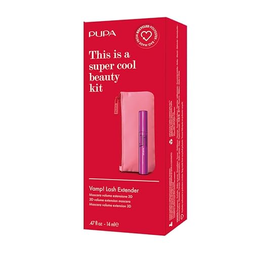 Pupa Milano Kit Vamp! Mascara Lash Extender Schwarz 14 ml + Tasche