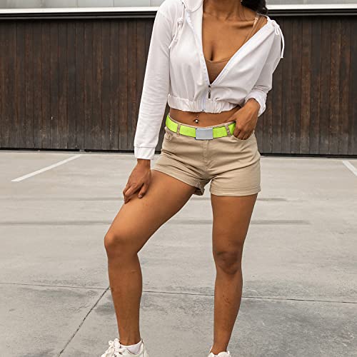 Image of Falari Canvas Web Belt Fully Adjustable Cut to Fit Golf Belt Flip Top Buckle