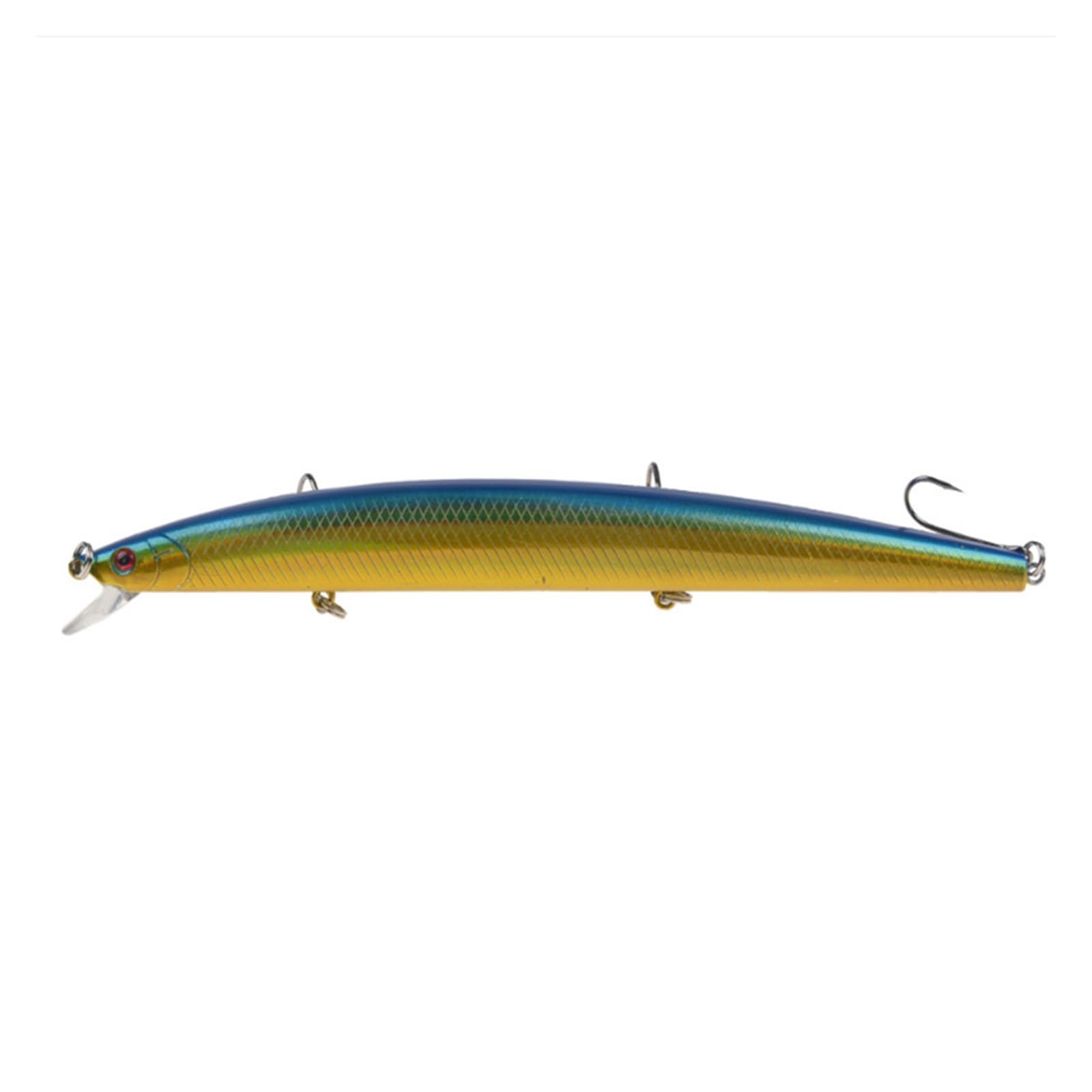 1 Uds 18cm 24g Minnow señuelo de Pesca láser Duro Cebo Artificial plástico Grandes señuelos de Peces Falsos mar Pesca Cebo Crankbait Wobblers(9)