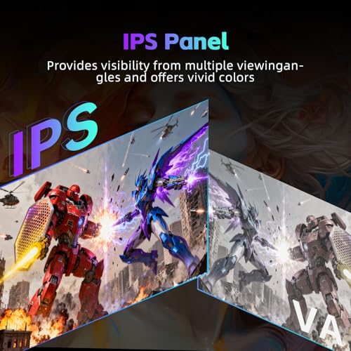 Image of KTC 24 Inch Computer Monitor, FHD 144Hz Office Gaming Monitor, IPS, Adaptive-Sync, HDMI & DP Port, 1500:1 Contrast Ratio, Bluelight Filter, Tilt Adjustable, H24B9S