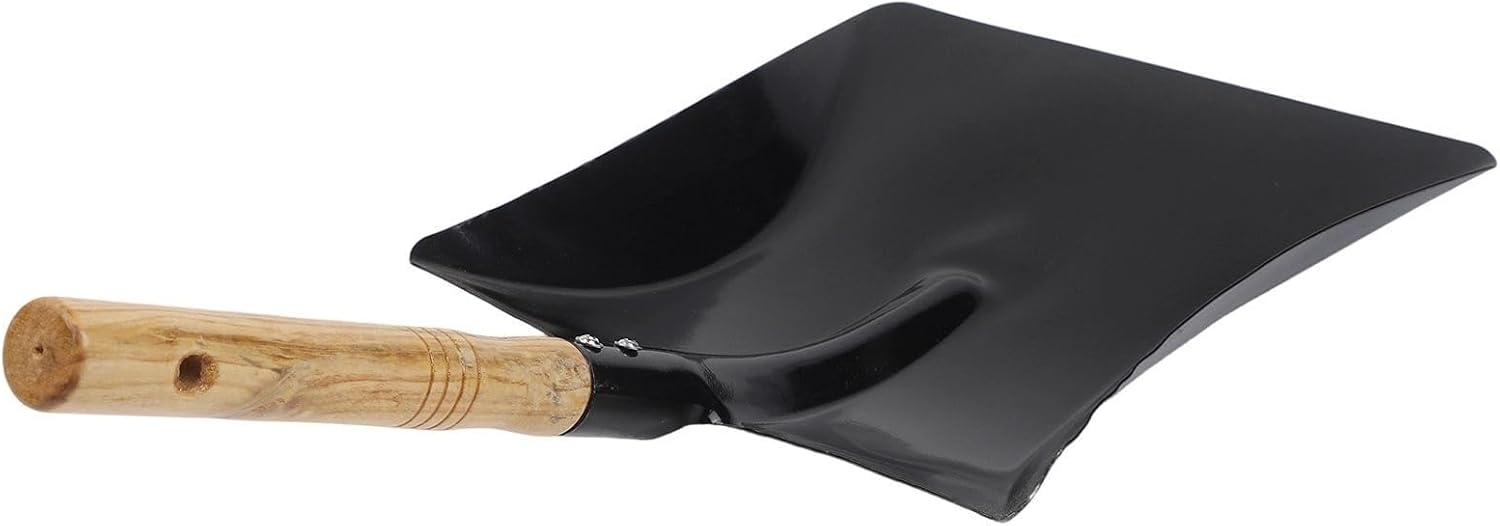 1pcs Household Indoor Chimney Shovel Fireplace Tools Steel Dustpan Ash Cleaning Wood Burner Accessories