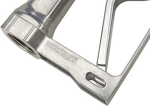 Miniatura 10 de GPI Boquilla de combustible manual de 34 pies - Resistencia de diamante negro, cuerpo de aluminio, válvula de bola, 2 puertos, 34 pulgadas NPT, negro