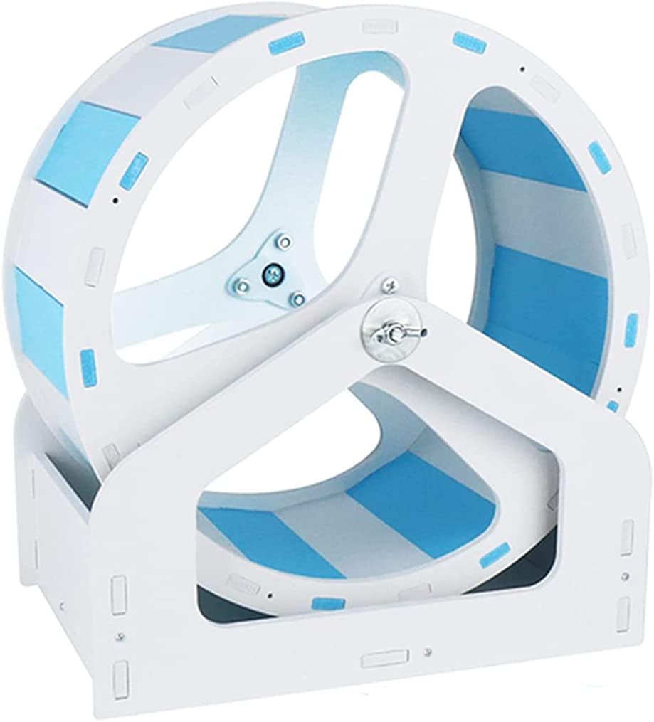 Silent Hamster Exercise Wheels, KASTWAVE Adjustable Stand Silent Spinner Hamster Wheel, Quiet Spinner Hamster Running Wheels with Adjustable Stand for Hamsters Gerbils Mice Or Other Small Animals