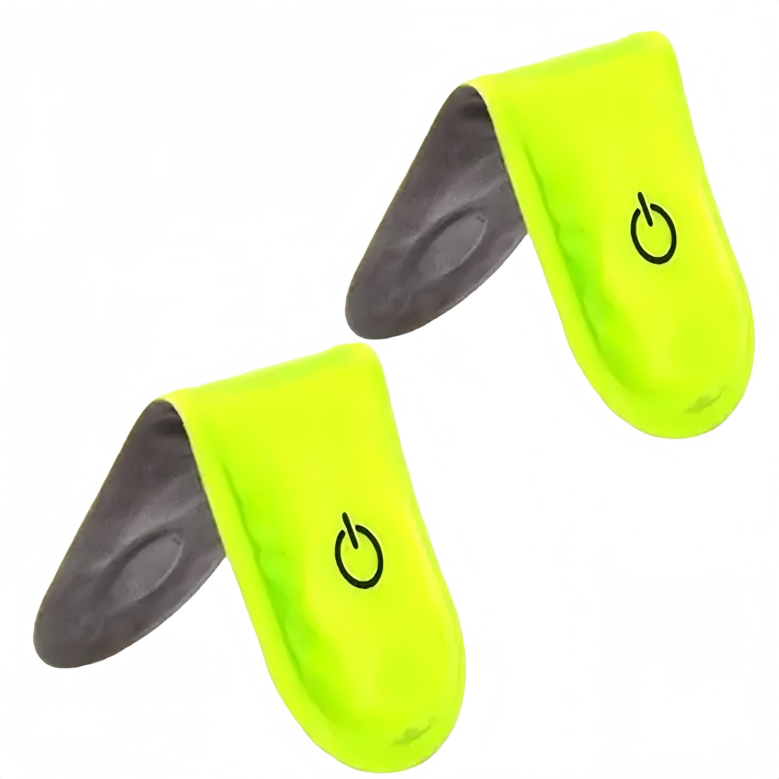 Mooff 2Pcs Night Running Reflector Light,Led Safety Magnetic Clip Light,Outdoor Clip Running Lights,for Night Walking,Cycling,Camping,Hiking,Running,Jogging Safety Accessories