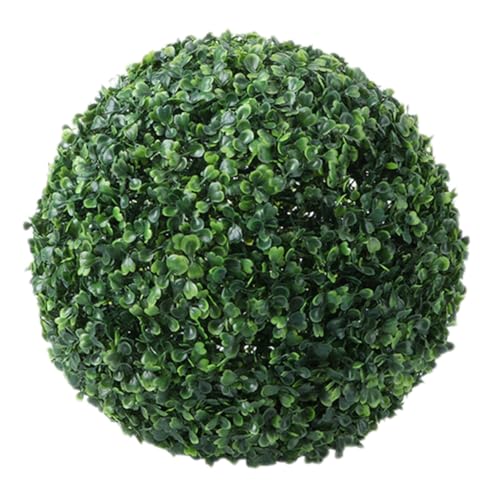 HAMPPLIES Bola de Césped Artificial Colgante Bola de Topiario Verde Simulada para Decoración de Techo para Hogar Tienda Fiesta y Exhibición