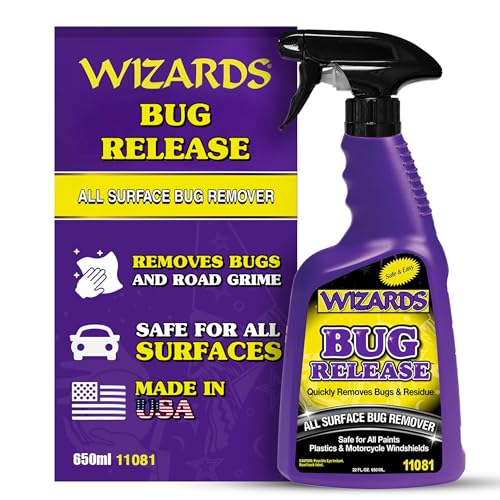 Wizards Bug Release - All Surface Bug Remover and Wash for All Vehicles - Softens and Neutralizes...