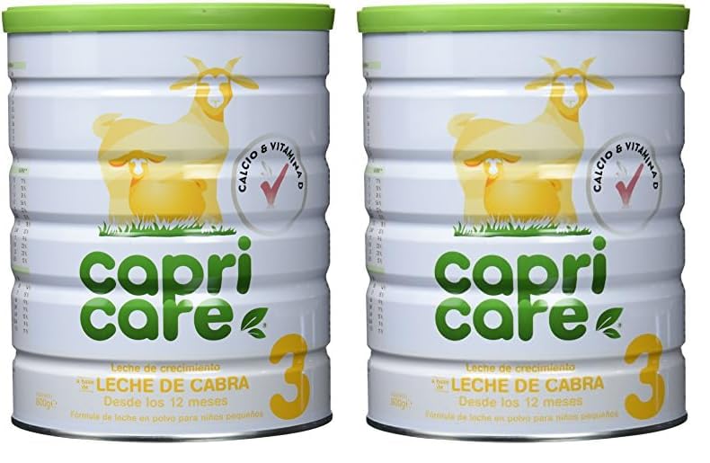 Capricare 3 Leche de Crecimiento a Base de Leche de Cabra - 800 gr (Paquete de 2)