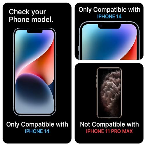 Image of ArmourPro Matte Back Screen Protector for iPhone 14, Premium Ultra Thin TPU Back Membrane Guard, Anti-Glare, Bubble-Free, Edge to Edge Coverage, Fingerprint Friendly | 1 Pack