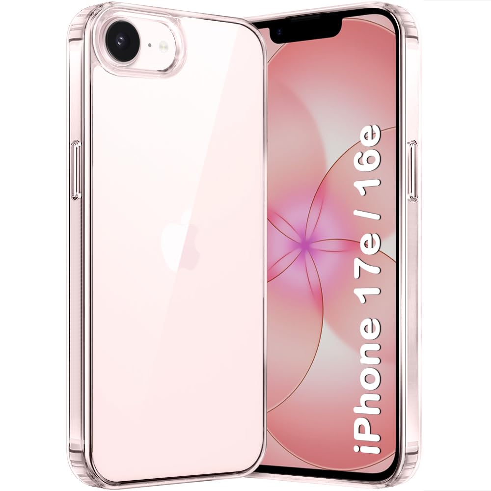 TheGiftKart for iPhone 16e / iPhone 17e Case, Clear Hard Back Cover, Ultra-Hybrid Shockproof Back Cover Case with Camera & Screen Protection (PC & TPU, Transparent)-image-9