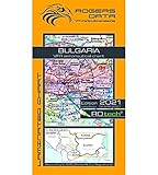  Bulgaria Rogers Data VFR Luftfahrtkarte 500k: Bulgarien VFR Luftfahrtkarte – ICAO Karte, Maßstab 1:500.000