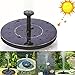 Produktbild AXABING Solarbrunnenpumpe, schwimmender 1W Solarbrunnen, Solarbrunnen für Gartendekoration, Park, Teich, Vogelbad, Schwimmbad
