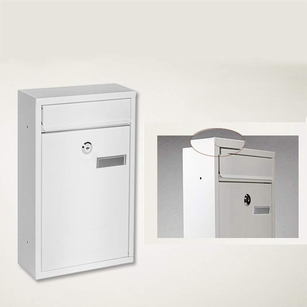 Wall Mount Mailbox Wall Mounted Post Box Mailbox Creative Nordic Mailbox Rainproof Home Outdoor Letter Box Suggestion Box Wall Mounted Iron Art Post Box With Lock Lockable Weatherproof Outside Postbox